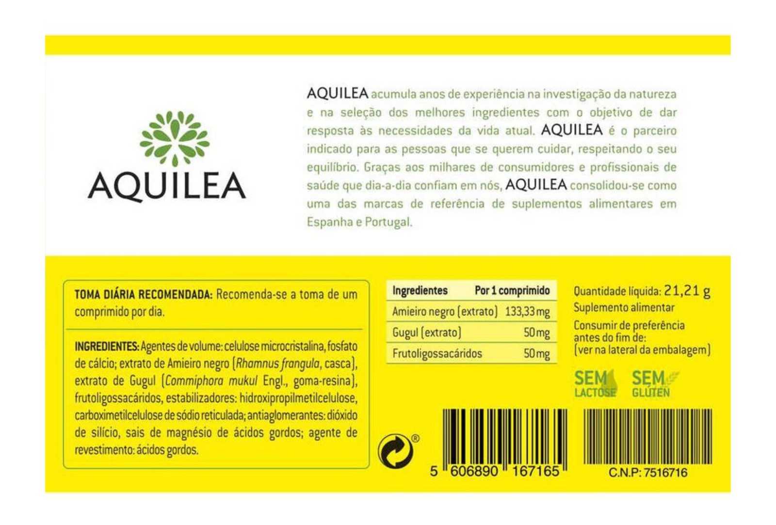 Uriach Theralab Aquilea Lax Bem-estar Intestinal 30 comprimidos