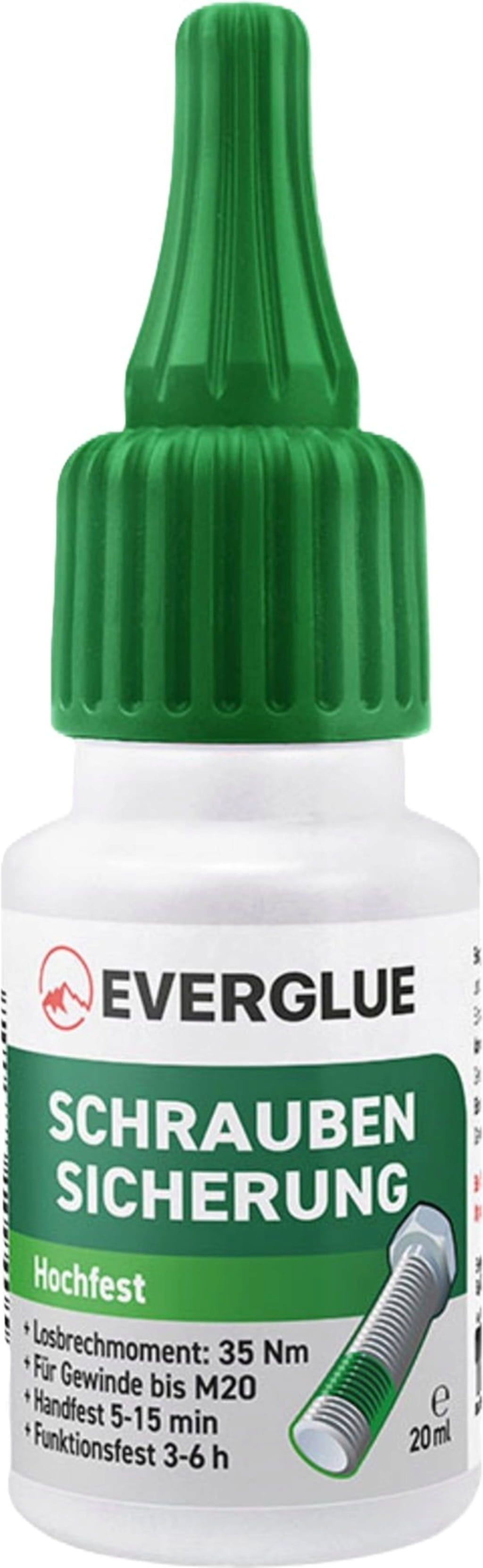 Everglue  Schraubensicherung, hochfest (20 g)    Anaerober Klebstoff für Schrauben & Gewinde