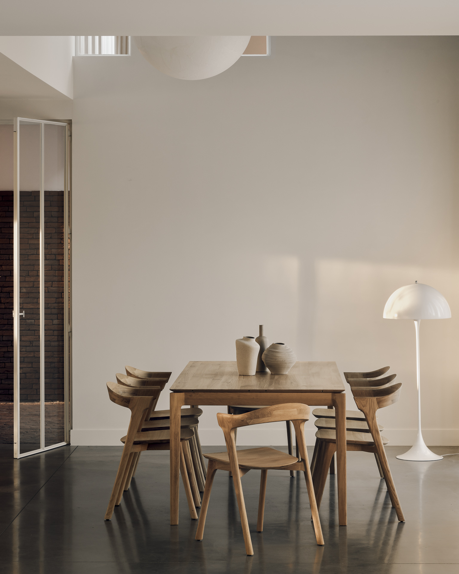 Uitschuifbare eettafel Bok gelakt eiken 200/300 cm