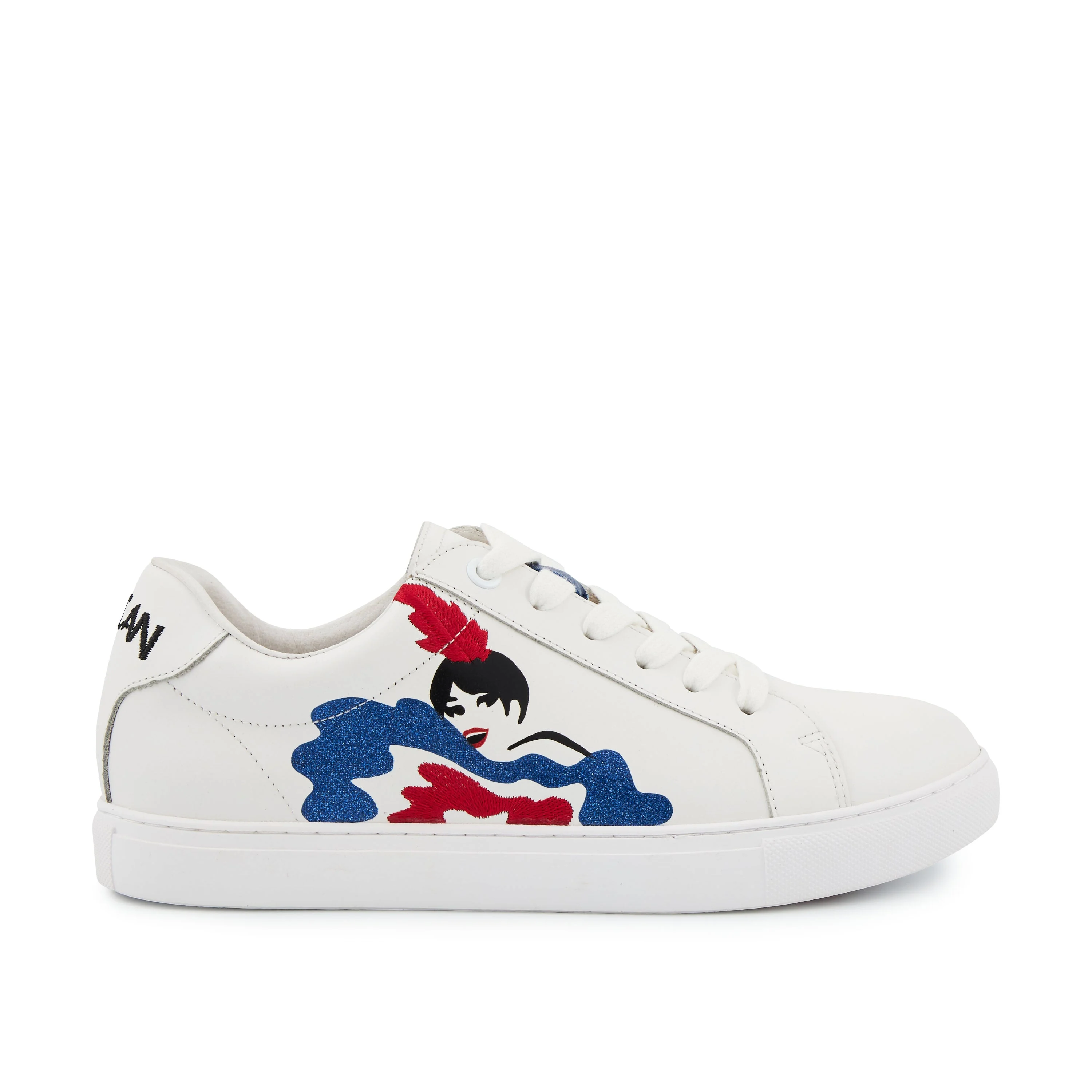 SIMONE MOULIN DANSEUSE - Sneakers en cuir | Blanc