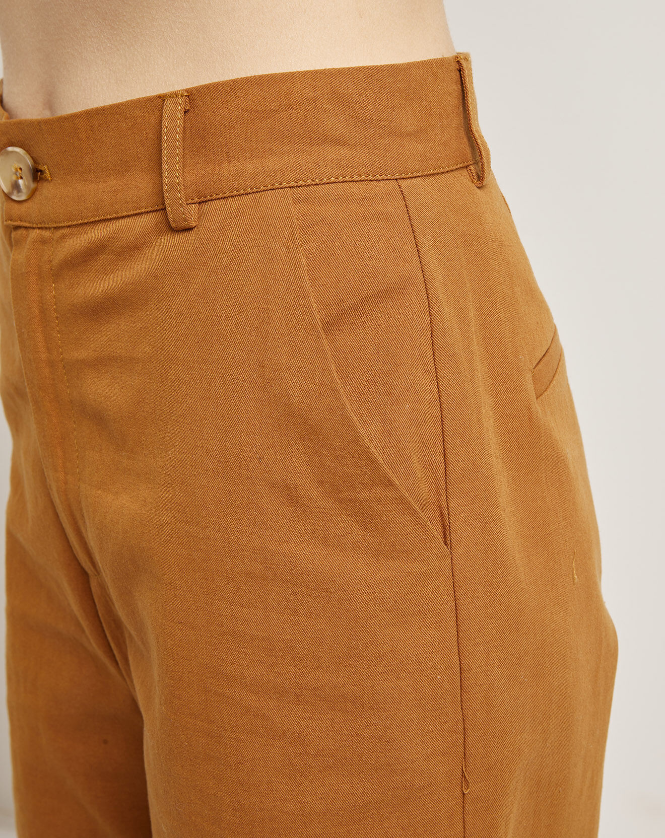 See u Soon Pantalon en Coton & Lin Copenhague brique