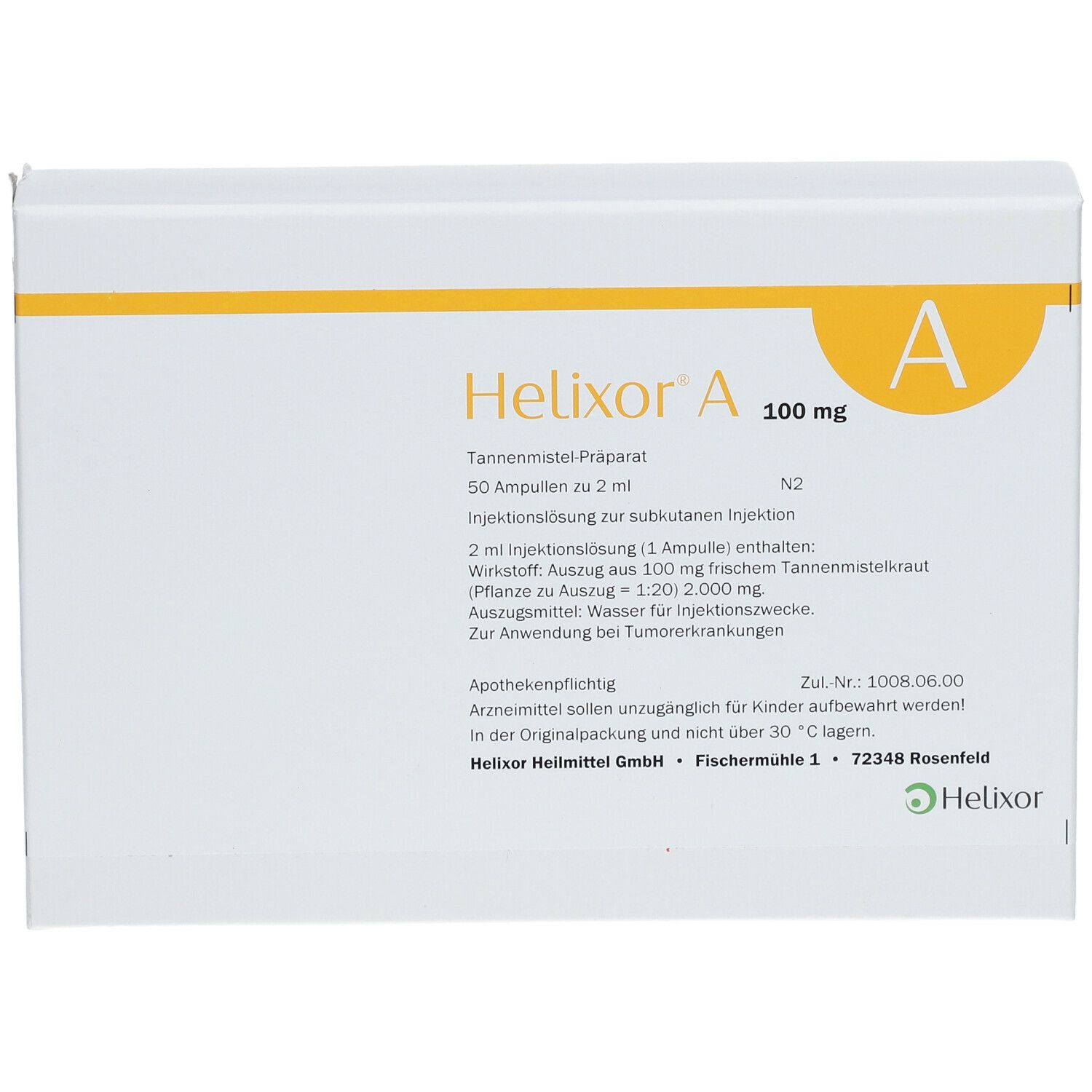 Helixor® A  100 mg