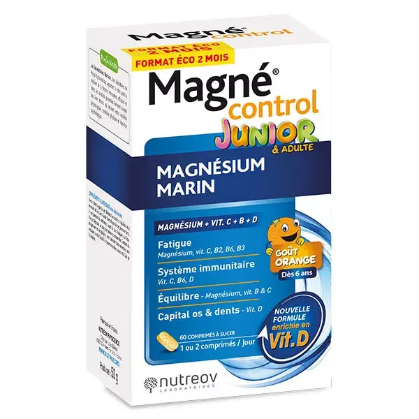 Nutreov Magne Control Junior 60 comprimidos