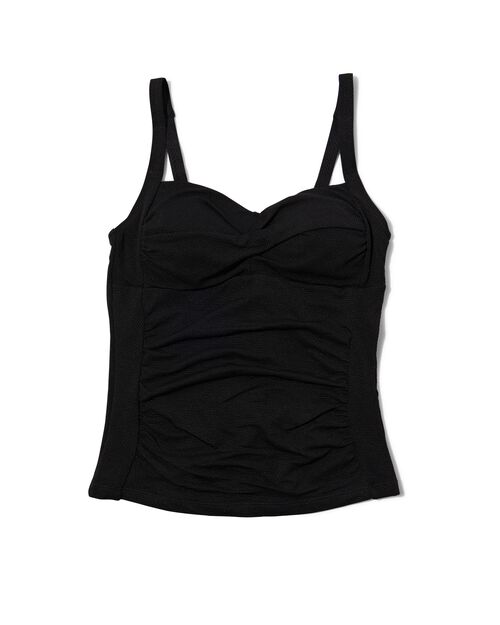 haut de tankini femme control noir