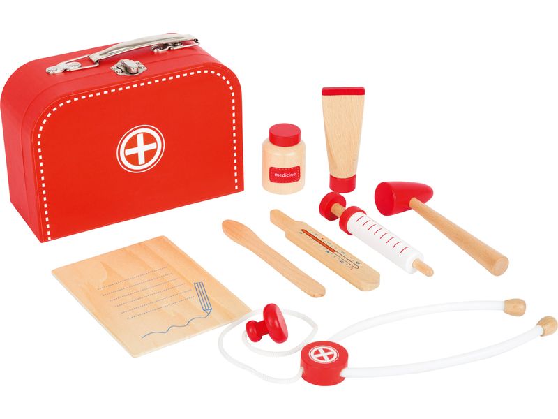 small foot Arztkoffer Spielset Spielzeug-Arztkoffer mit umfangreichem Zubehör aus Holz