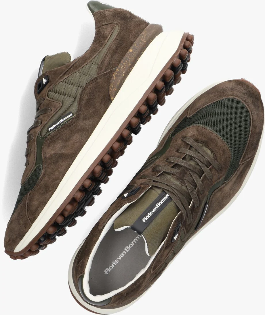 FLORIS VAN BOMMEL groene floris van bommel lage sneakers sfm-10152