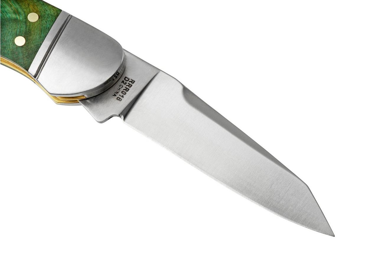 Rough Ryder Reserve Kayak D2 Stabilized Oak, RRR018 slipjoint zakmes