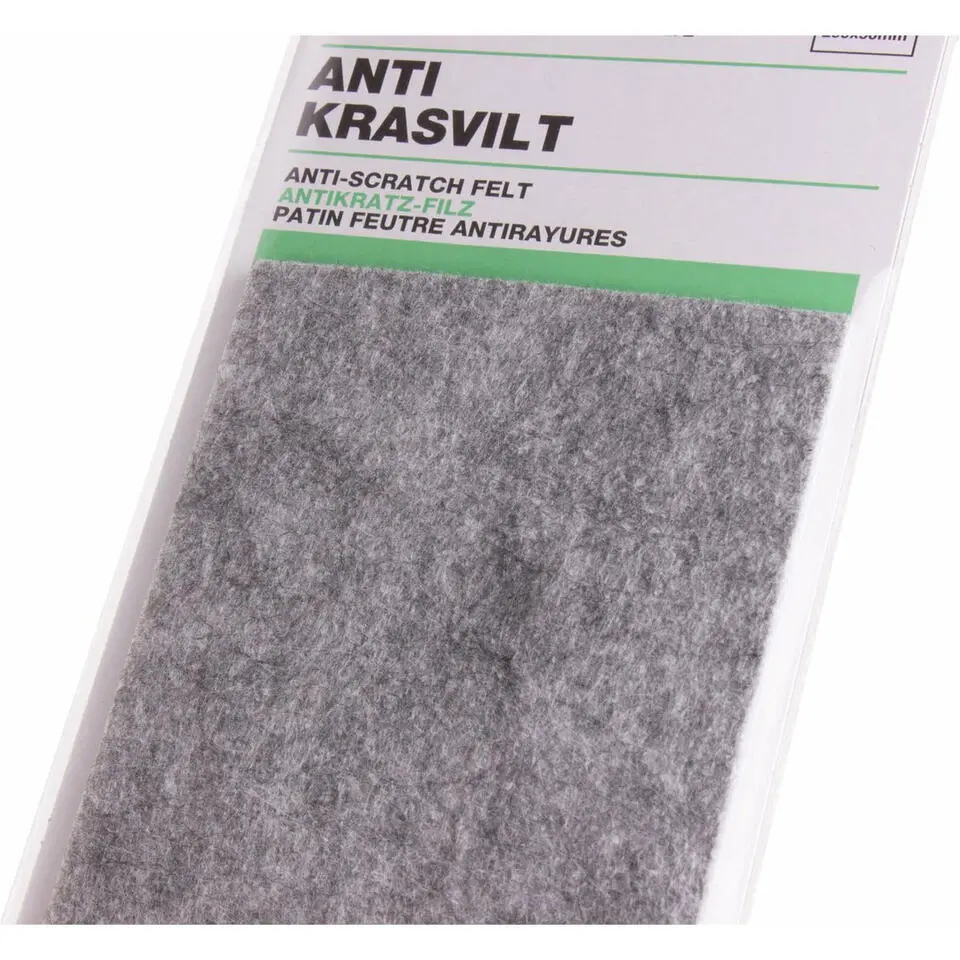 Benson Zelfklevend antikrasvilt - knipbaar - 20 x 9 cm - grijs