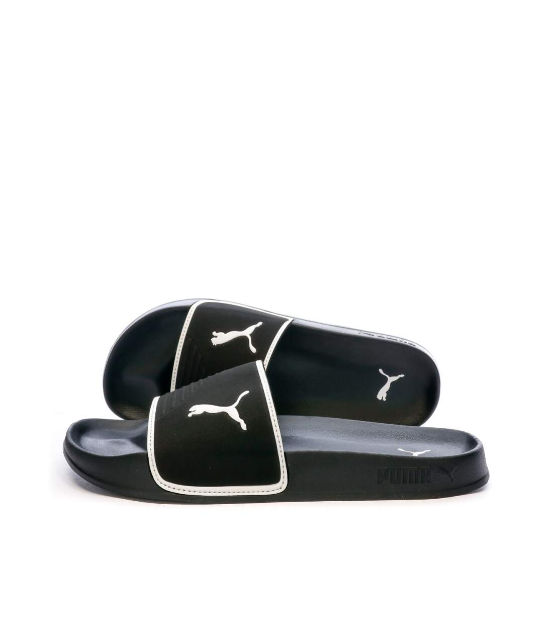 Claquettes Noir Homme Puma Lead cat 2.0