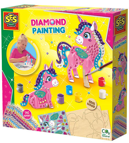 SES Creative Kreas?t - Diamantmosaik - 3D - Enhj?rning