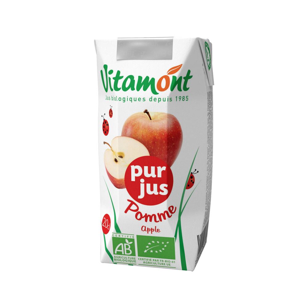 VITAMONT Apfelsaft reiner Fruchtsaft 200 ml