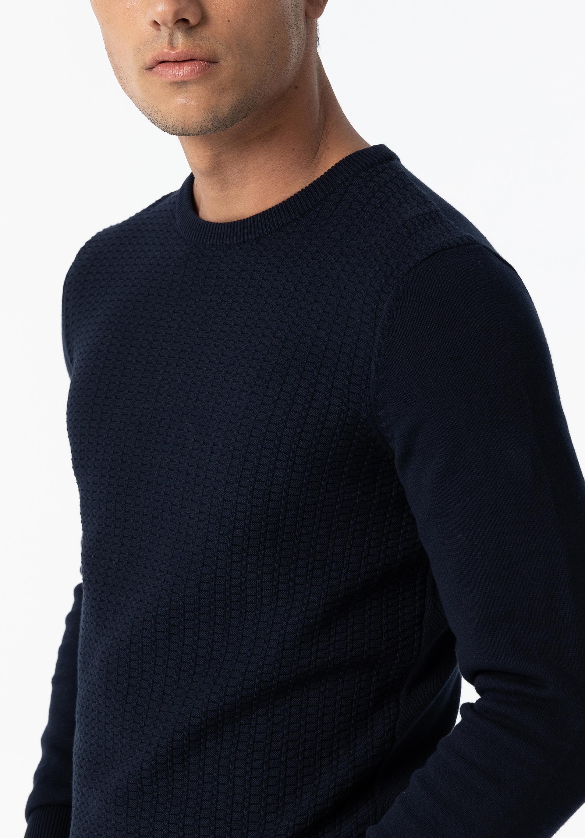 Camisola de Malha com Jacquard