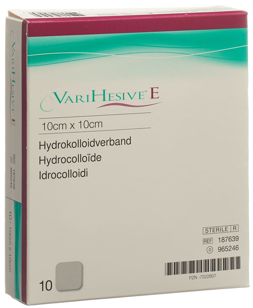 Varihesive Verband 10x10cm 10 Stk