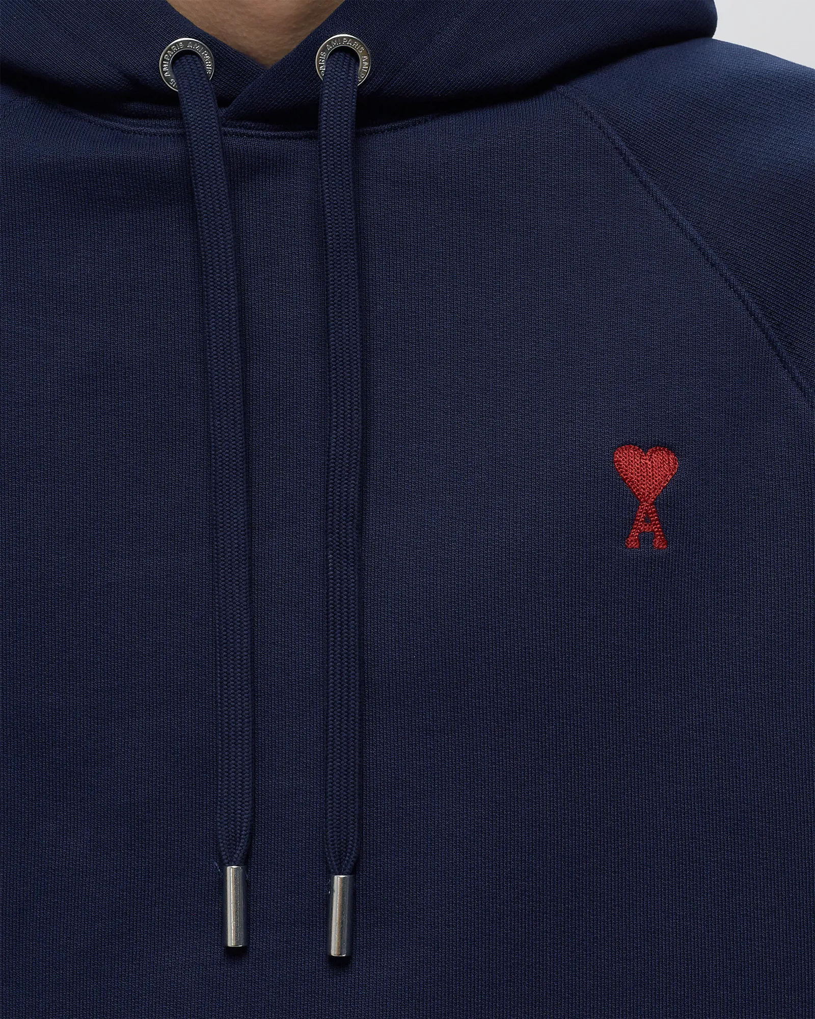 AMI Paris RED AMI DE COEUR HOODIE
