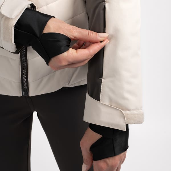 Veste de ski SUN VALLEY KIRLIA SKI JACKET W LIGHT BEIGE