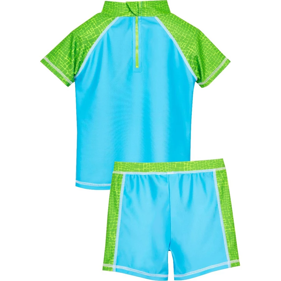 Playshoes UV-Schutz Bade-Set Dino blau-grün