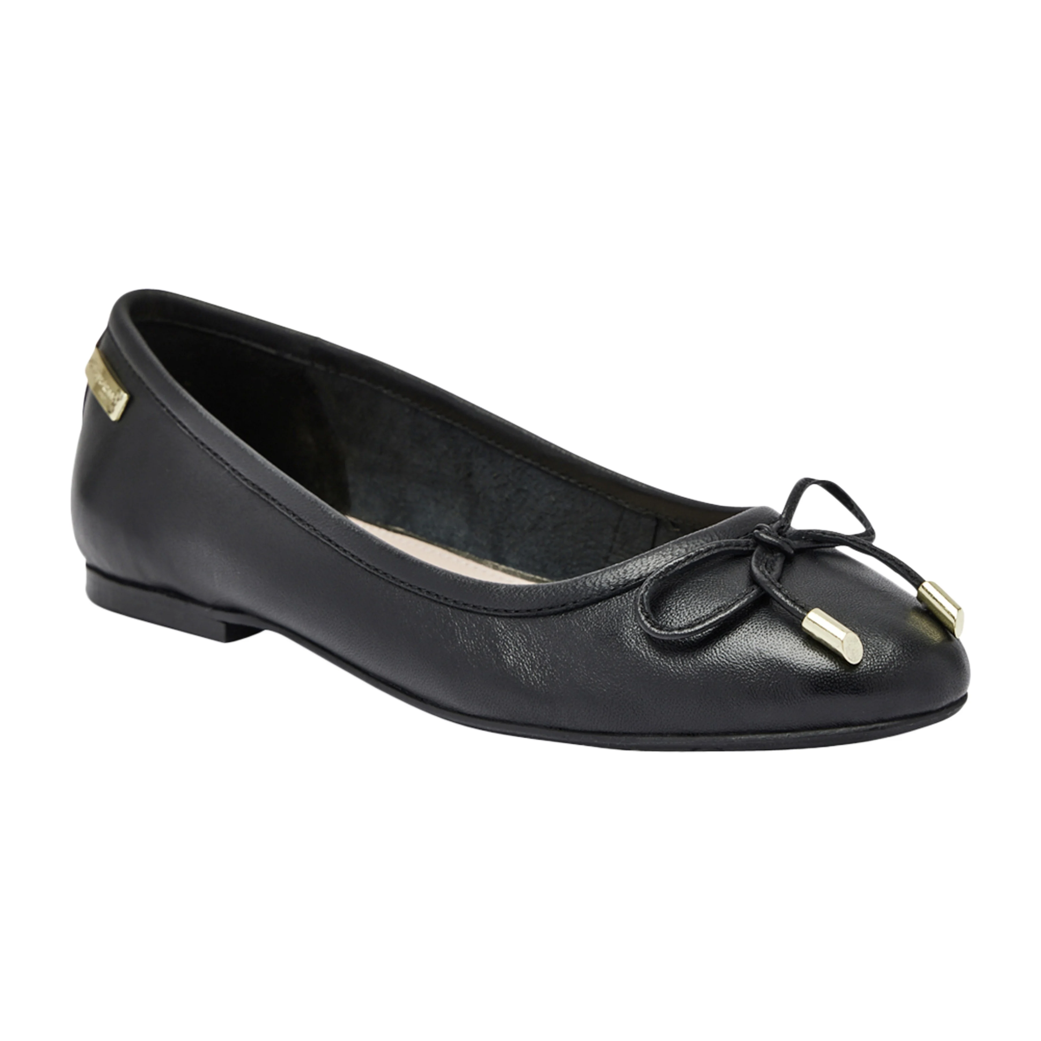 Ballerines en cuir | Noir