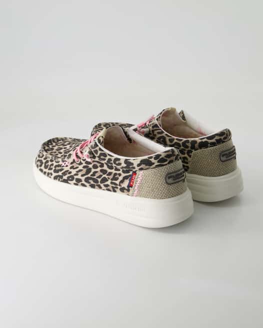 Fusion Lily leo beige Slipper in Braun