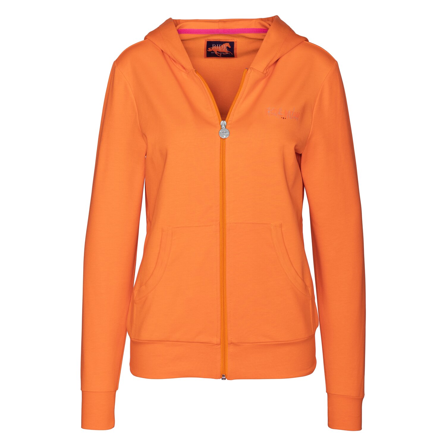 RIDE now Funktions-Sweatjacke  - orange flame