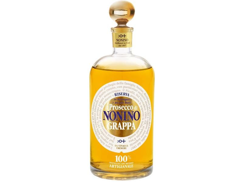 Nonino  Grappa Il Prosecco 0.7 l Aromatischer Weinbrand mit Orangen und schwarzem Tee Geschmack