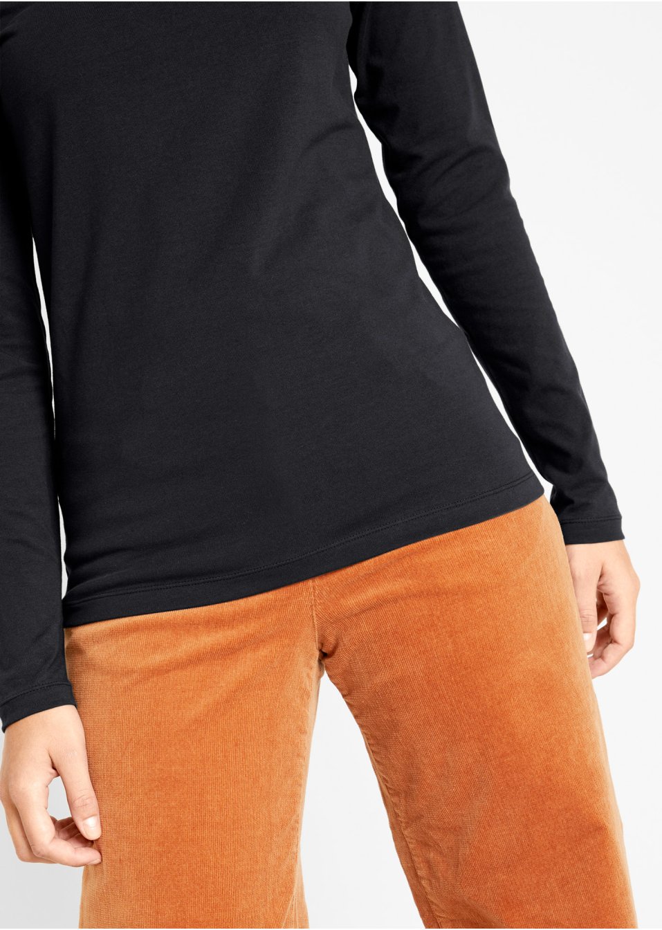 Lot de 2 T-shirts manches longues à col roulé