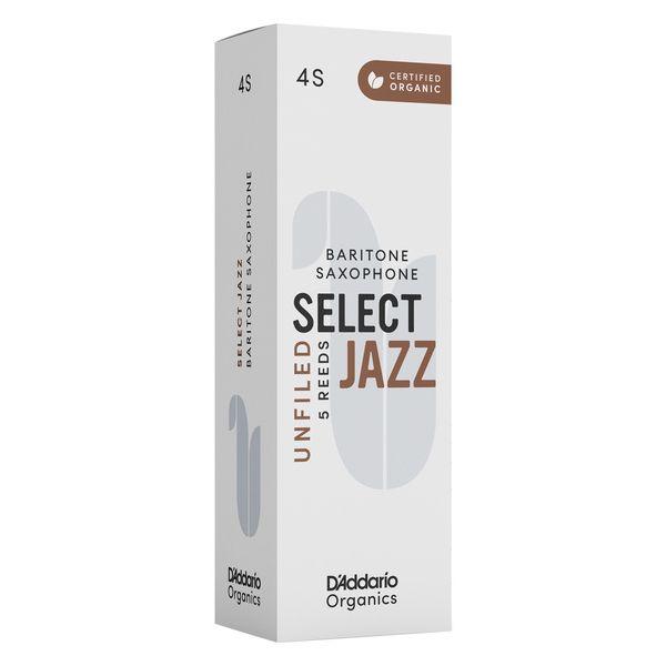 DAddario Woodwinds Organic Sel. Jazz Unf. BAR 4S