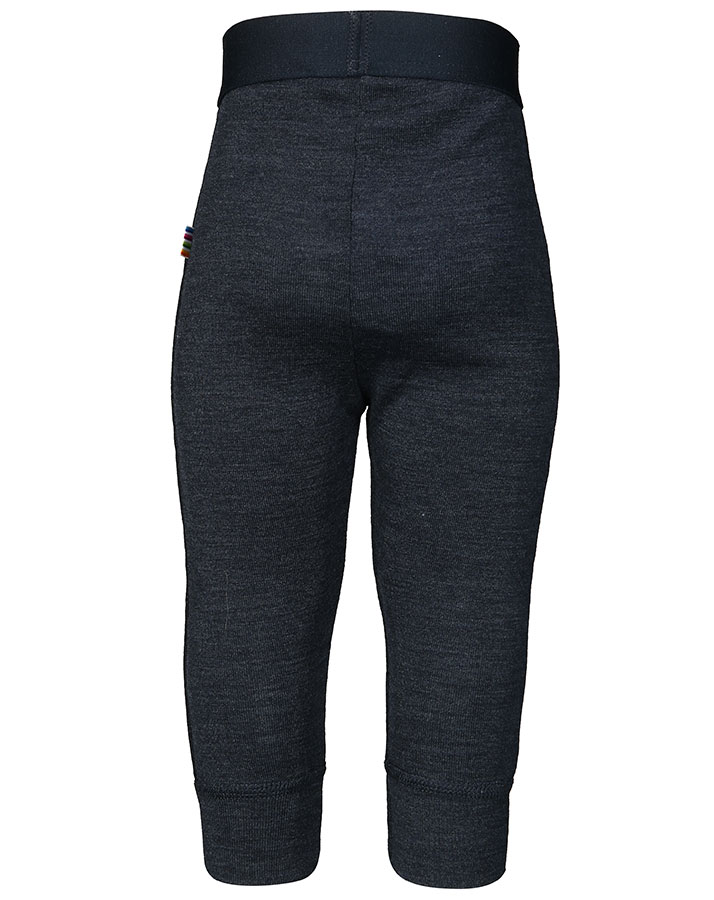 Leggings SOFT mit Wolle und Seide in dunkelblau