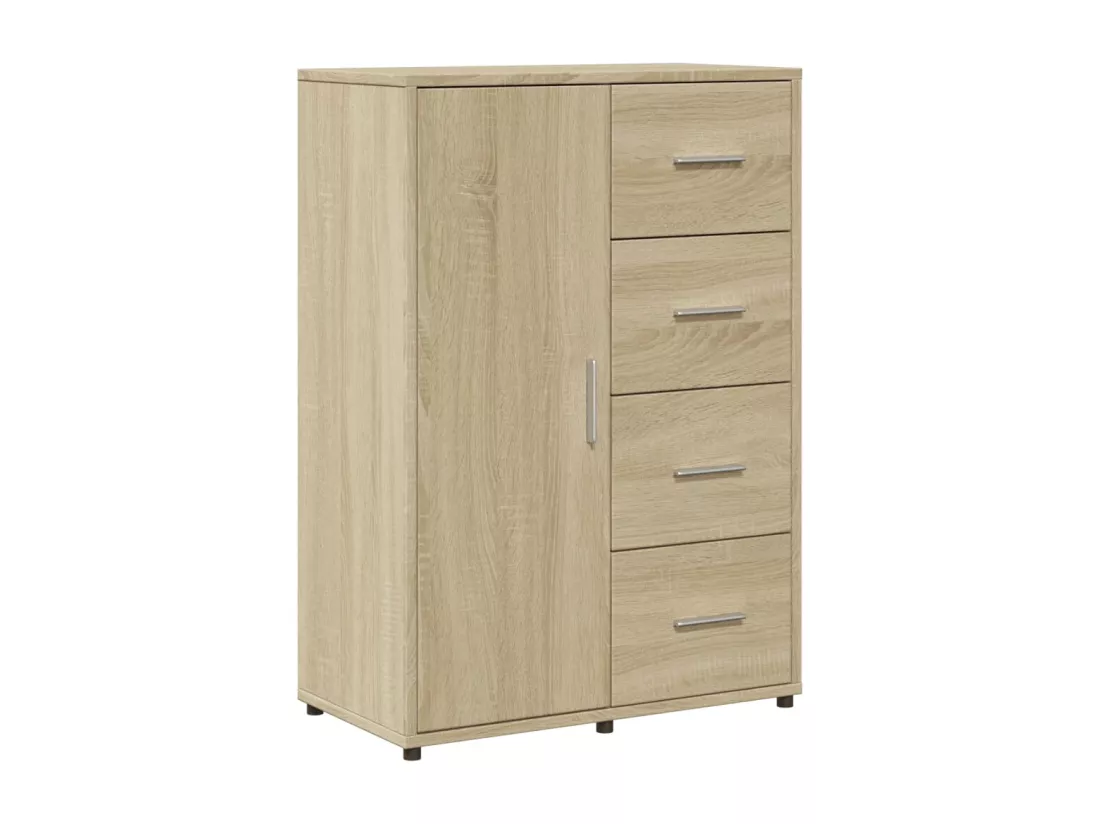 Buffet chêne sonoma 60x31x84 cm bois d'ingénierie