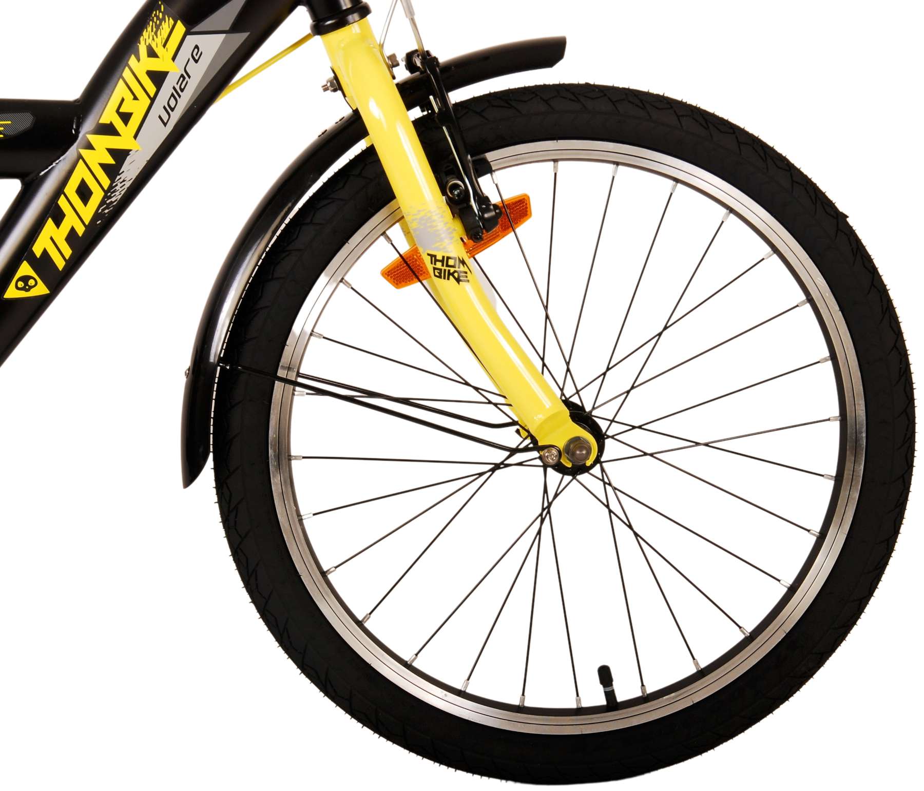 TPFSports Thombike Kinderfahrrad - Jungen - 20 Zoll - Rücktritt + Handbremsen - Schwarz/Grün