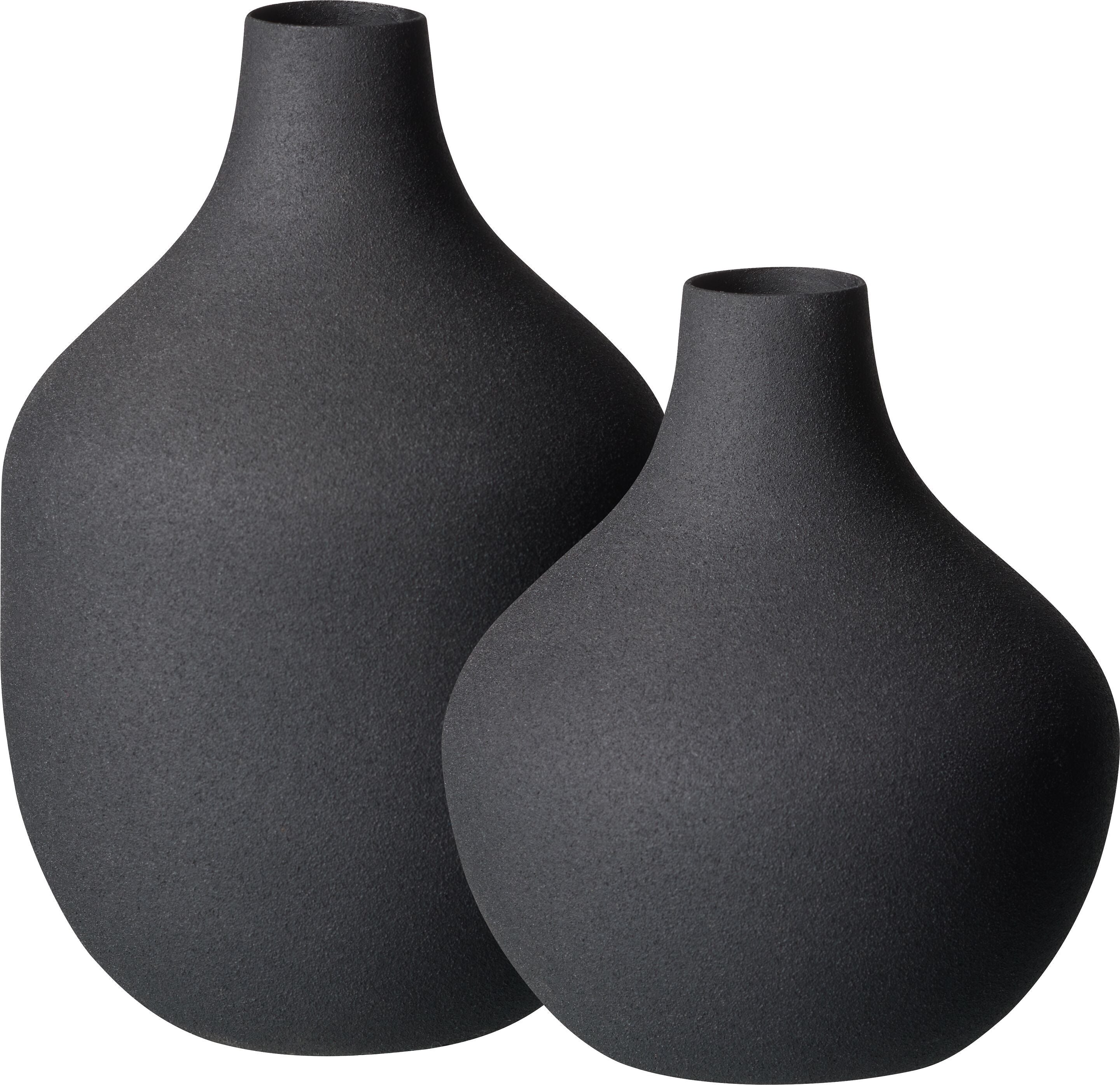REMO Vase - Schwarz / H: 13.6 cm