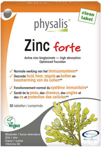 Physalis Zinc Forte 30 Comprimés