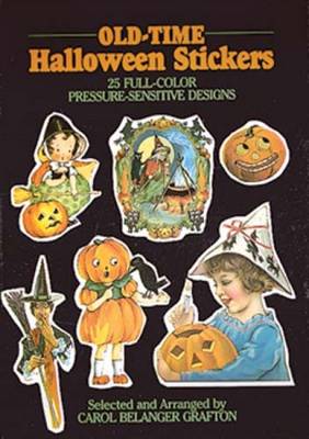 Old-Time Halloween Stickers: 24 Full-Colour Pressure-Sensitive Designs - Dover Stickers (Paperback)