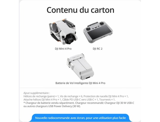 DJI INNOVATION - Drone DJI Mini 4 Pro (DJI RC 2) (GL)
