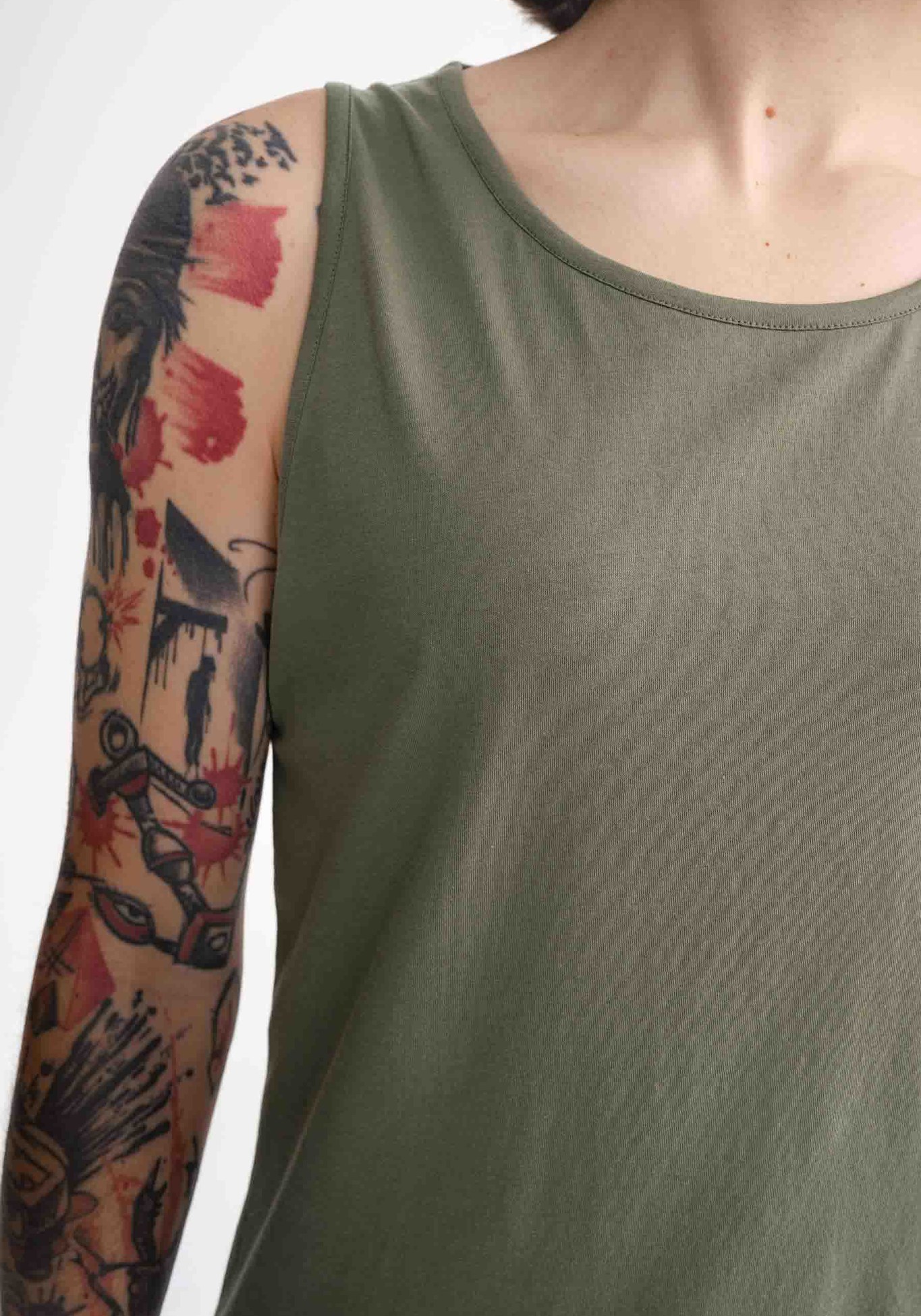 Mela Tank Top Chetan Thymian