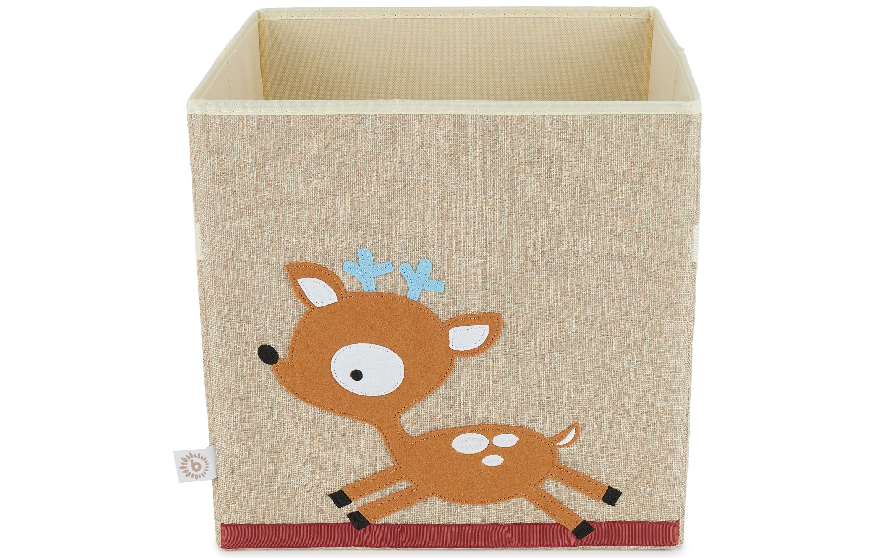 Spielzeugbox Reh 32 x 32 x 32 cmAufbewahrungsbox für Spielzeuge