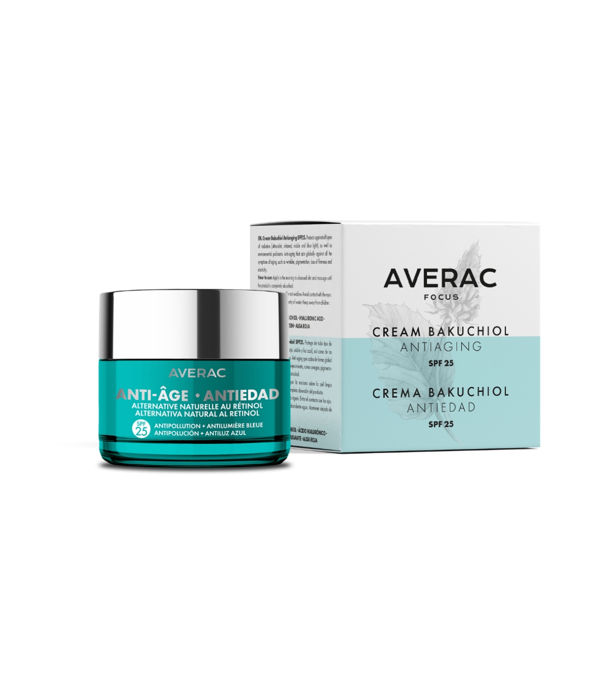 Averac Cosmetics - *Focus* - Creme Facial Antienvelhecimento Bakuchiol FPS 25