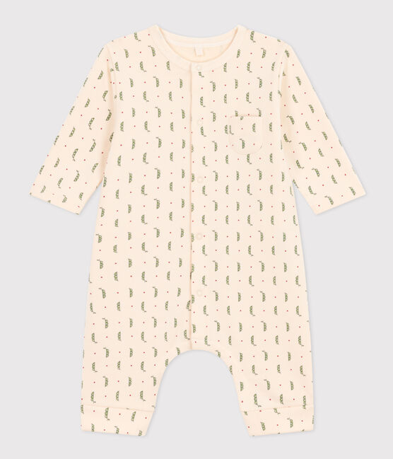 Combinaison longue en molleton bébé