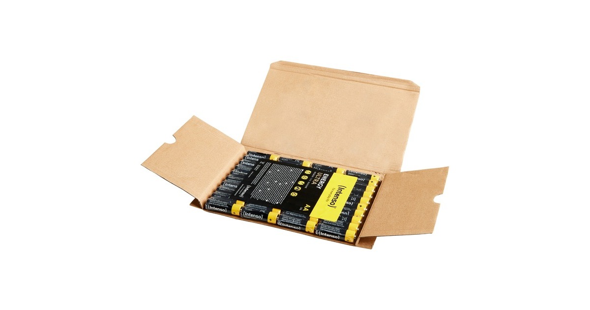 IntensoEnergy Ultra AA  LR06 batterij  (Zwart/geel, 40 stuks)