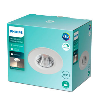 Philips inbouwspot Dive 5.5W 2700k wit