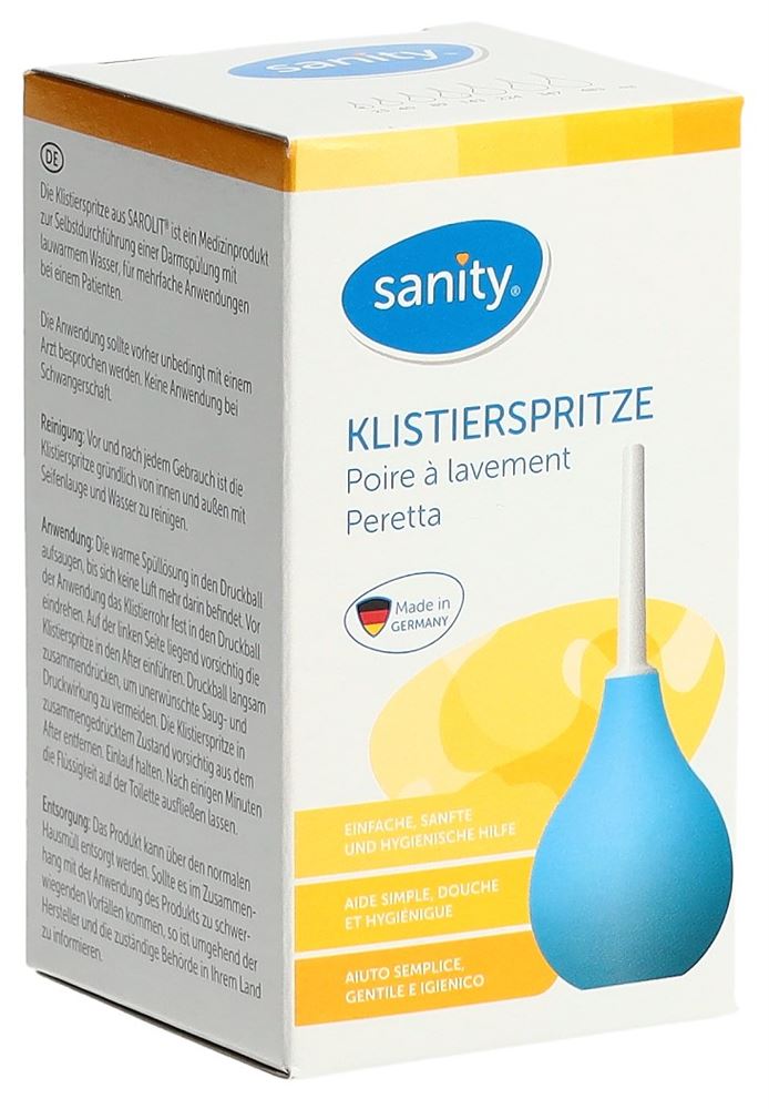 SANITY Birnspritze<br>1 Stück, Box, Gr2 25ml, zweiteilig