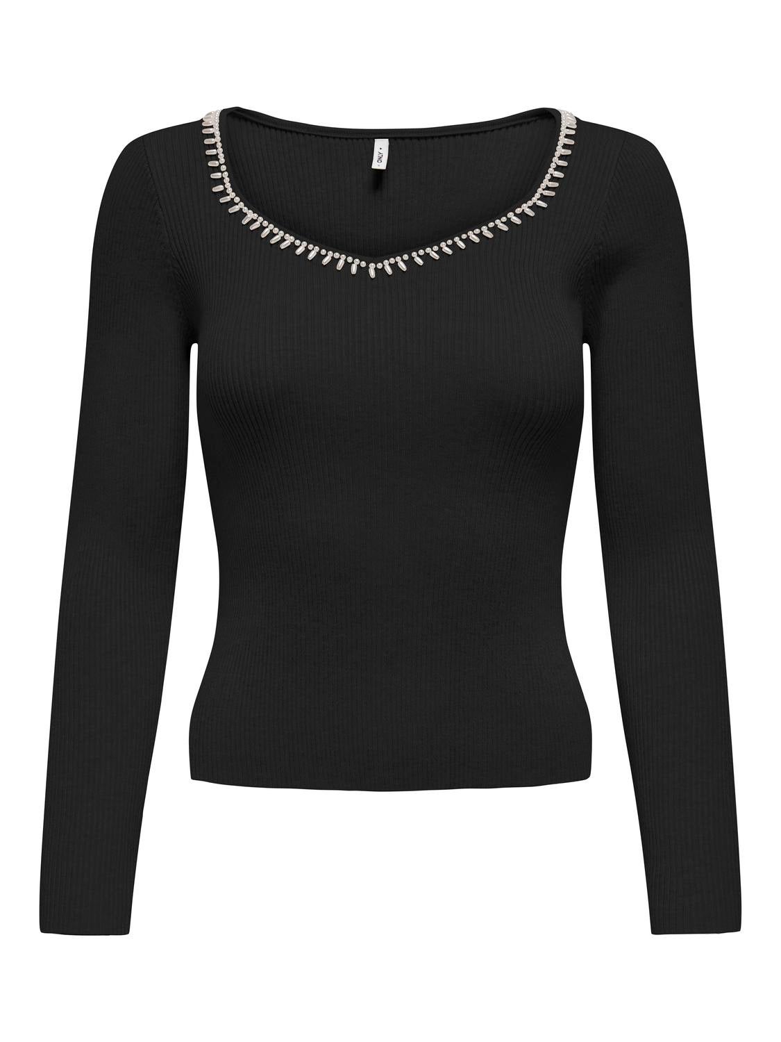 ONLEMMA Strickpullover Black