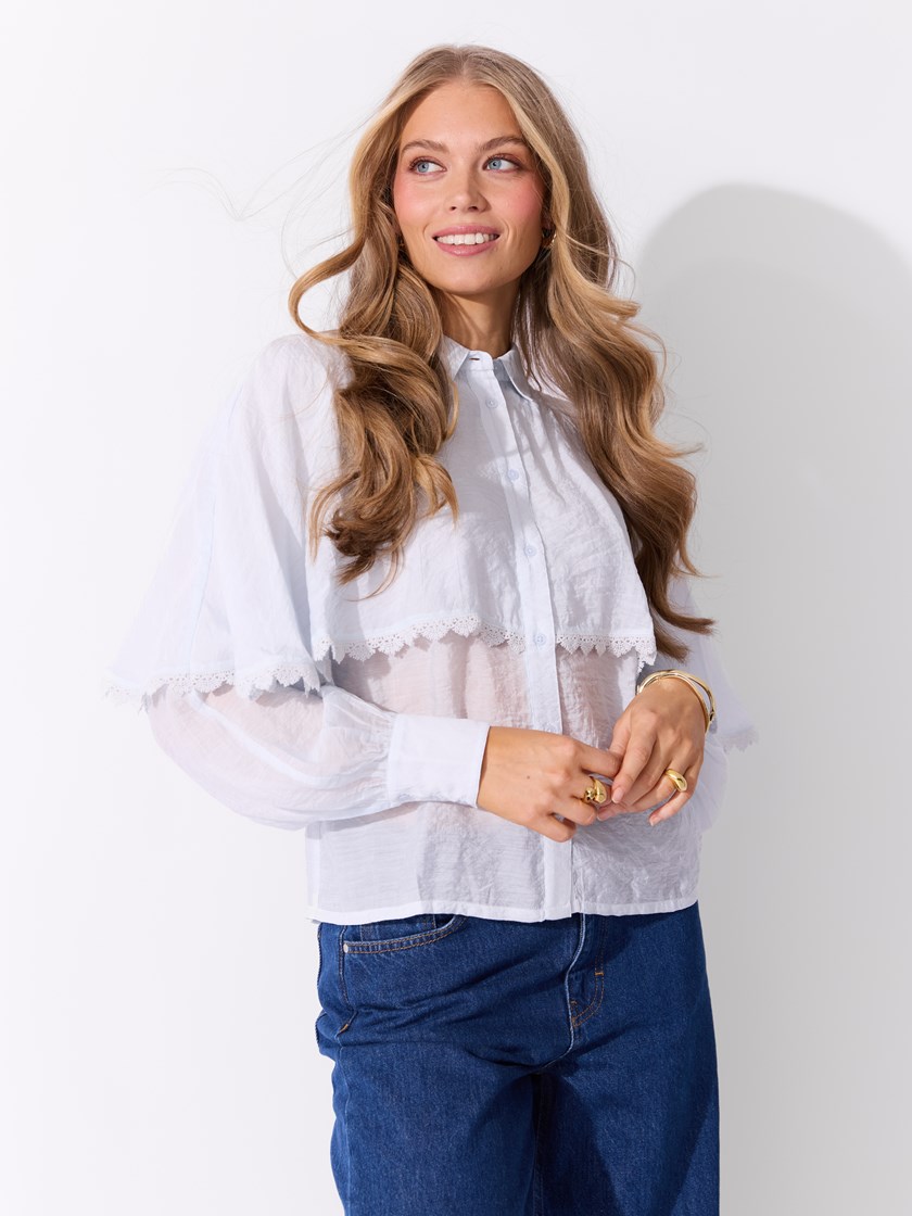 Cate bluse Xenon Blue