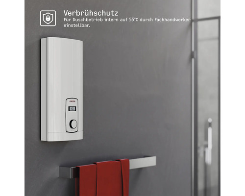 Stiebel Eltron DHB-E 11/13 LCD elektronische comfort doorstroomverwarmer 11/13,5 kW