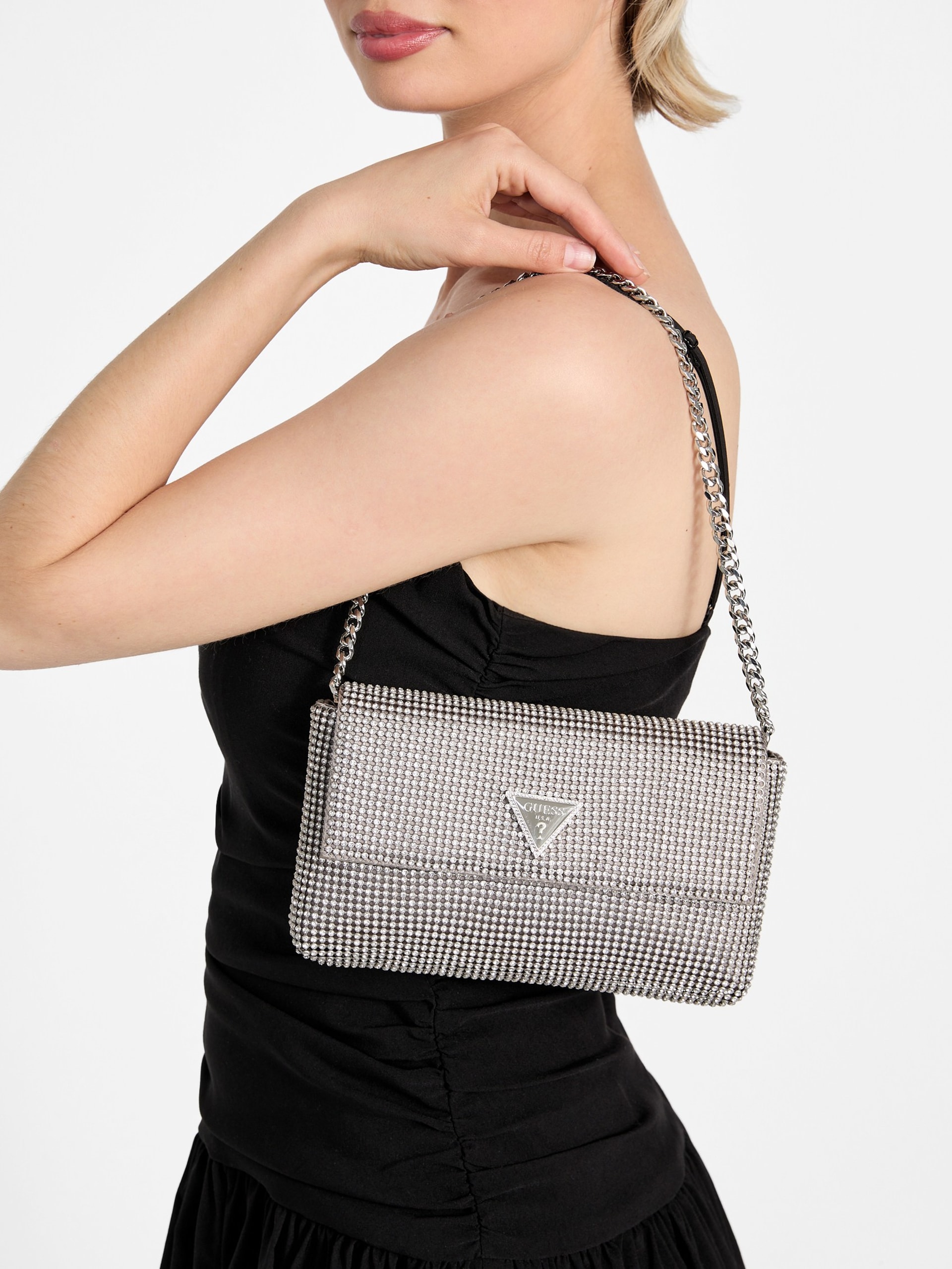 Clutch de malha Zalina