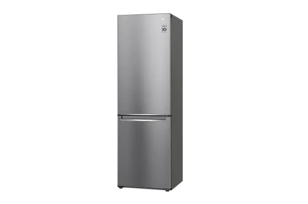 LG GBB61PZJMN - Køleskab/fryser - bund-fryser - bredde: 59.5 cm - dybde: 68.2 cm - højde: 186 cm - 341 liter - Klasse E - skinnende stål