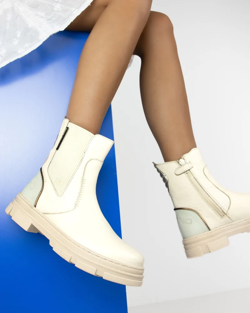 Vingino Jodie Rits- & gesloten boots  - wit