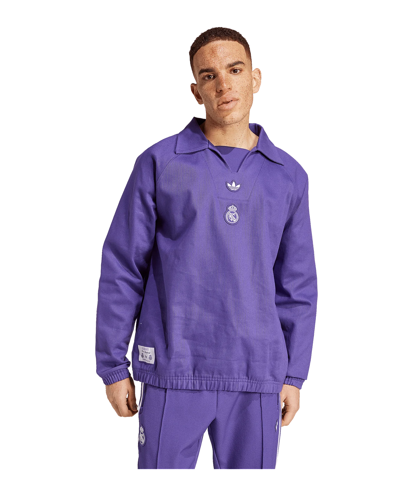 adidas Real Madrid Terrace Icon Sweatshirt Lila