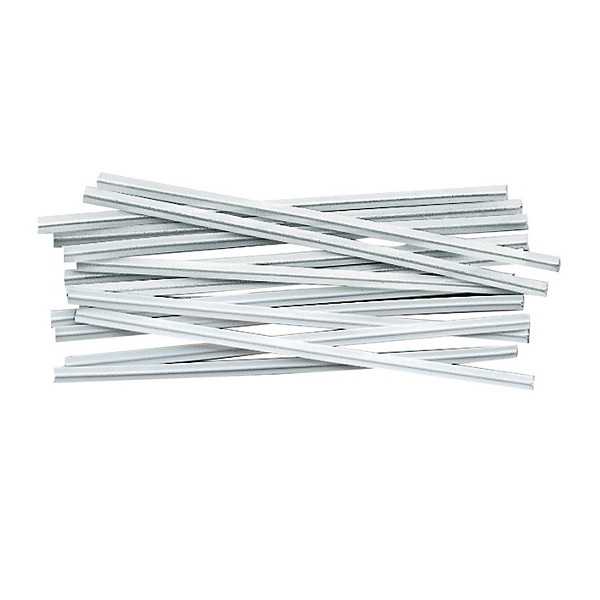 Liens plastique blanc 3,6 x 150 mm, lot de 1000