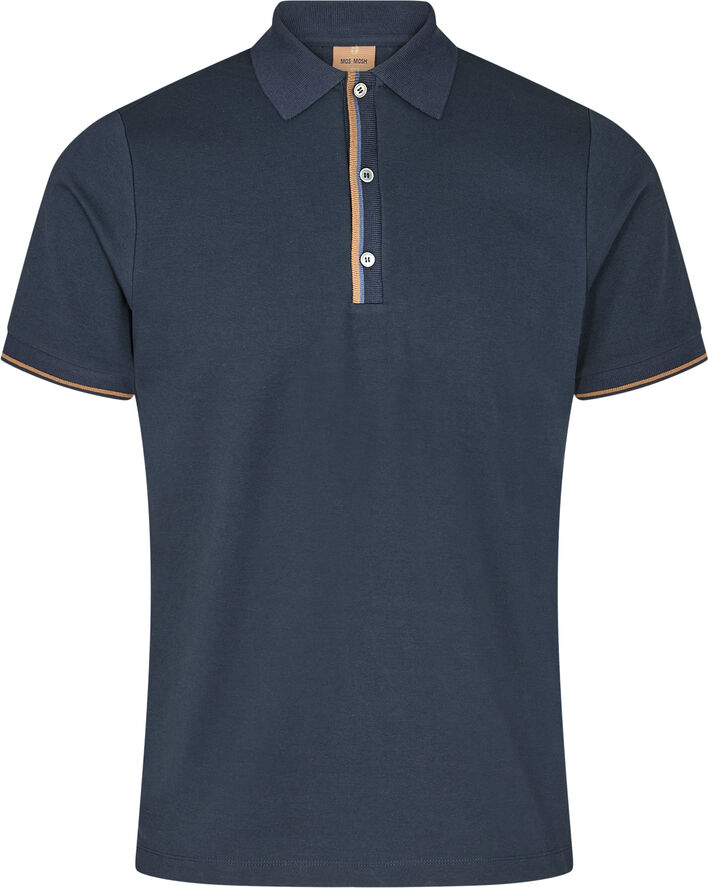 Mos Mosh Gallery Harvey Polo SS Tee Navy