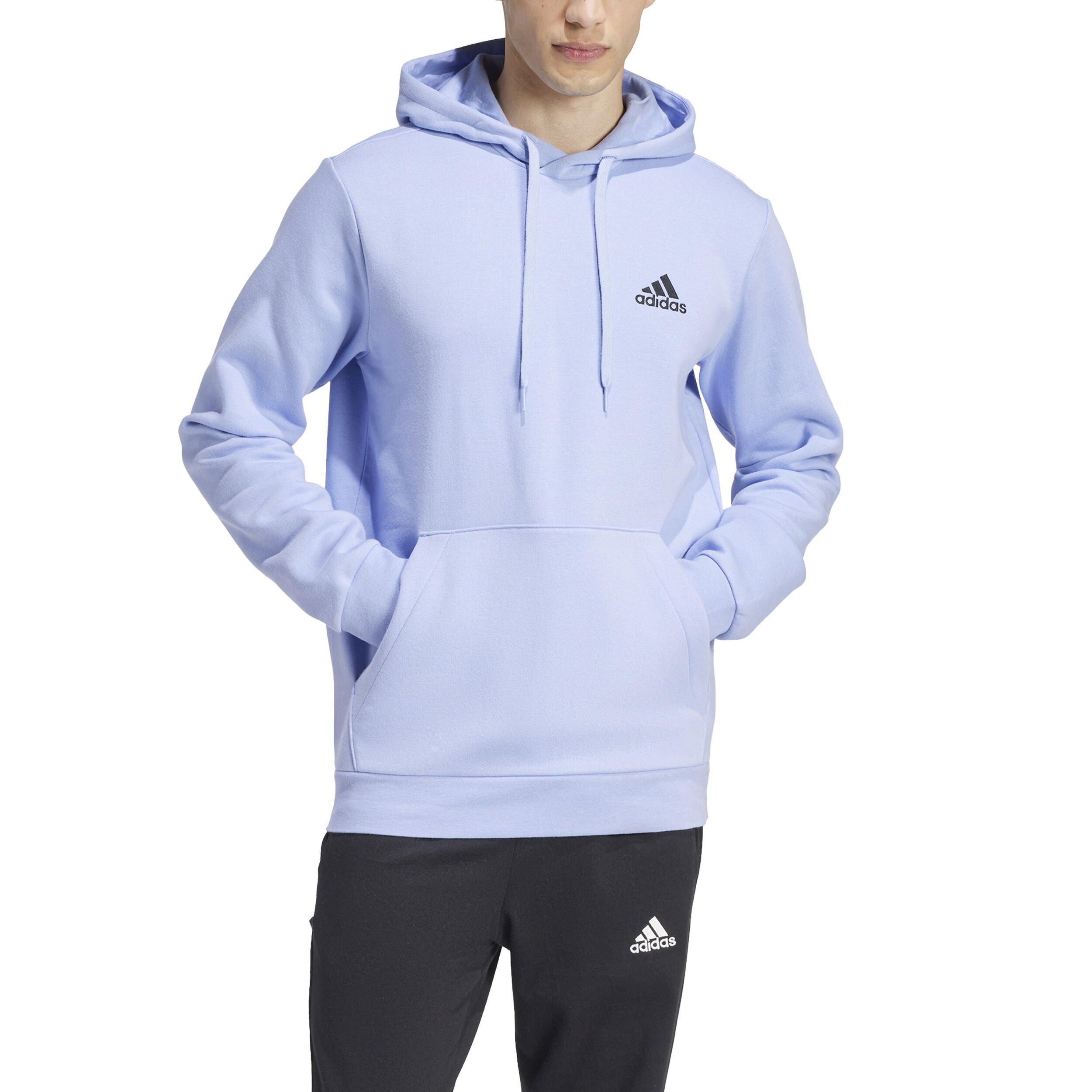 adidas Feelcozy Sweat À Capuche Hommes - Bleu Clair